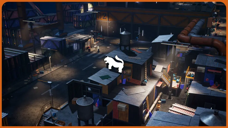 Cyberpunk Port City Environment ( Cyberpunk Port City Cyber Cyperpunk Port 3D )