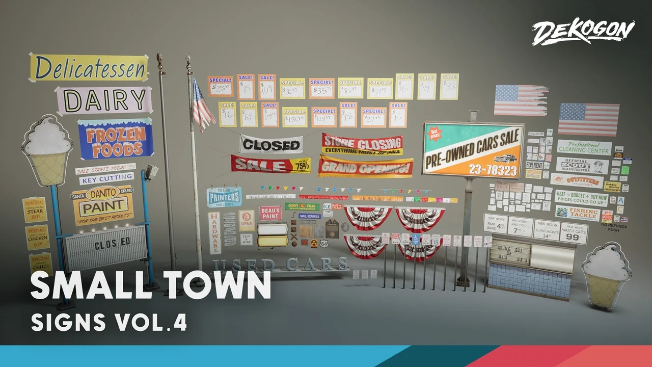 Signage VOL.4 - Small Town
