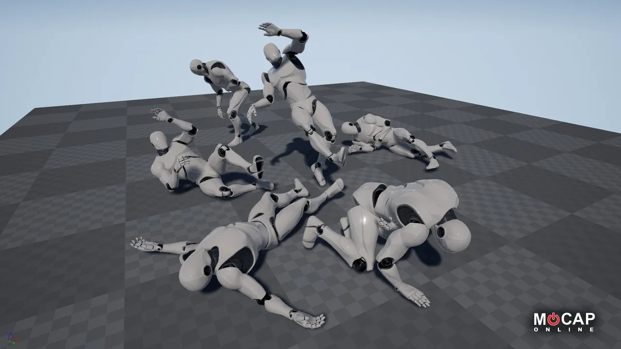 Death Animations - MoCap Pack
