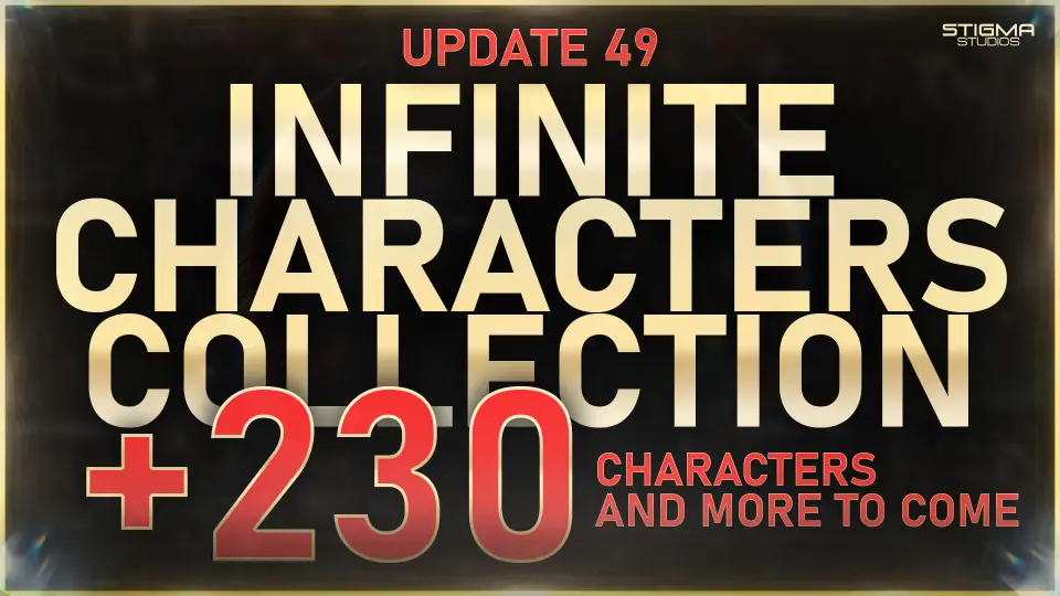Infinite Characters Collection – Over 230 Characters + Extra | STIGMA STUDIOS