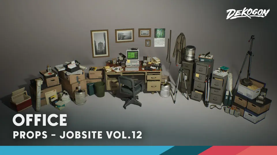 Jobsite VOL.12 - Office (Nanite & Low Poly)