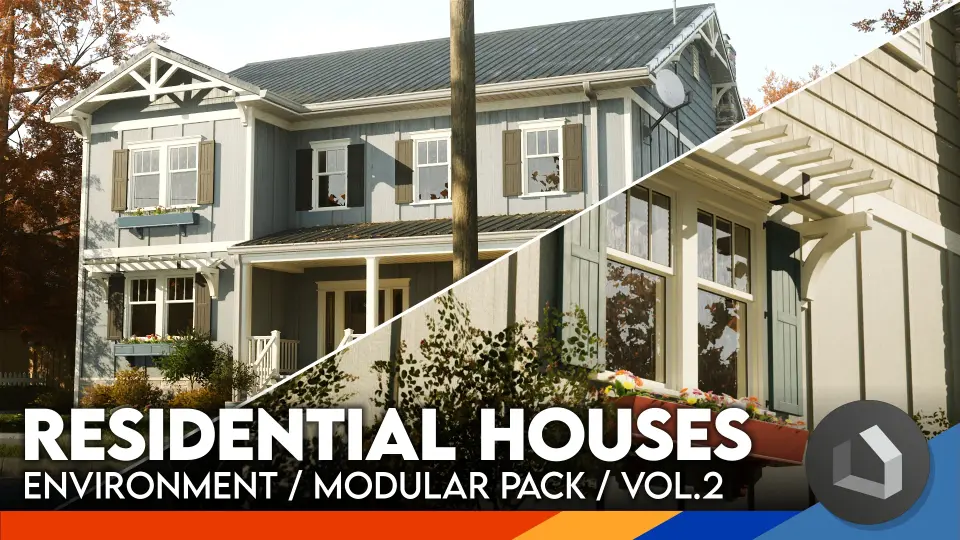 Residential Houses Vol.2 - Modular Pack