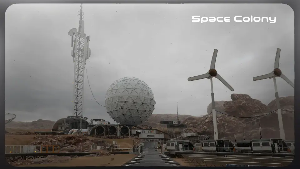 Space Colony & Sci-Fi City