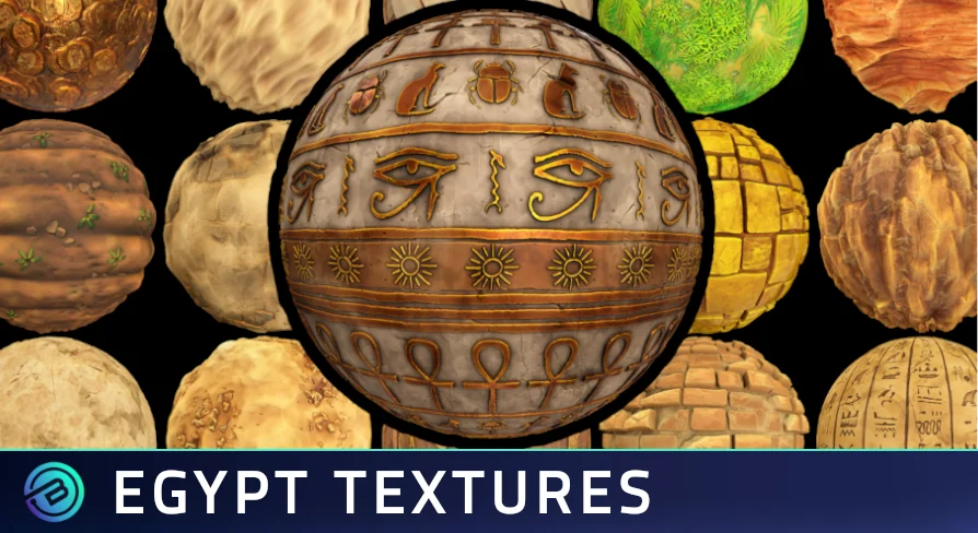 Stylized Egypt Textures - RPG Environment