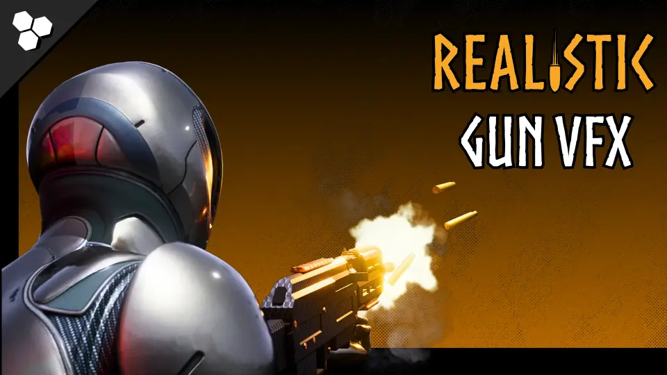 Realistic Gun VFX (Muzzle Flash, Bullet Impact, Ejections, Gun VFX, VFX)