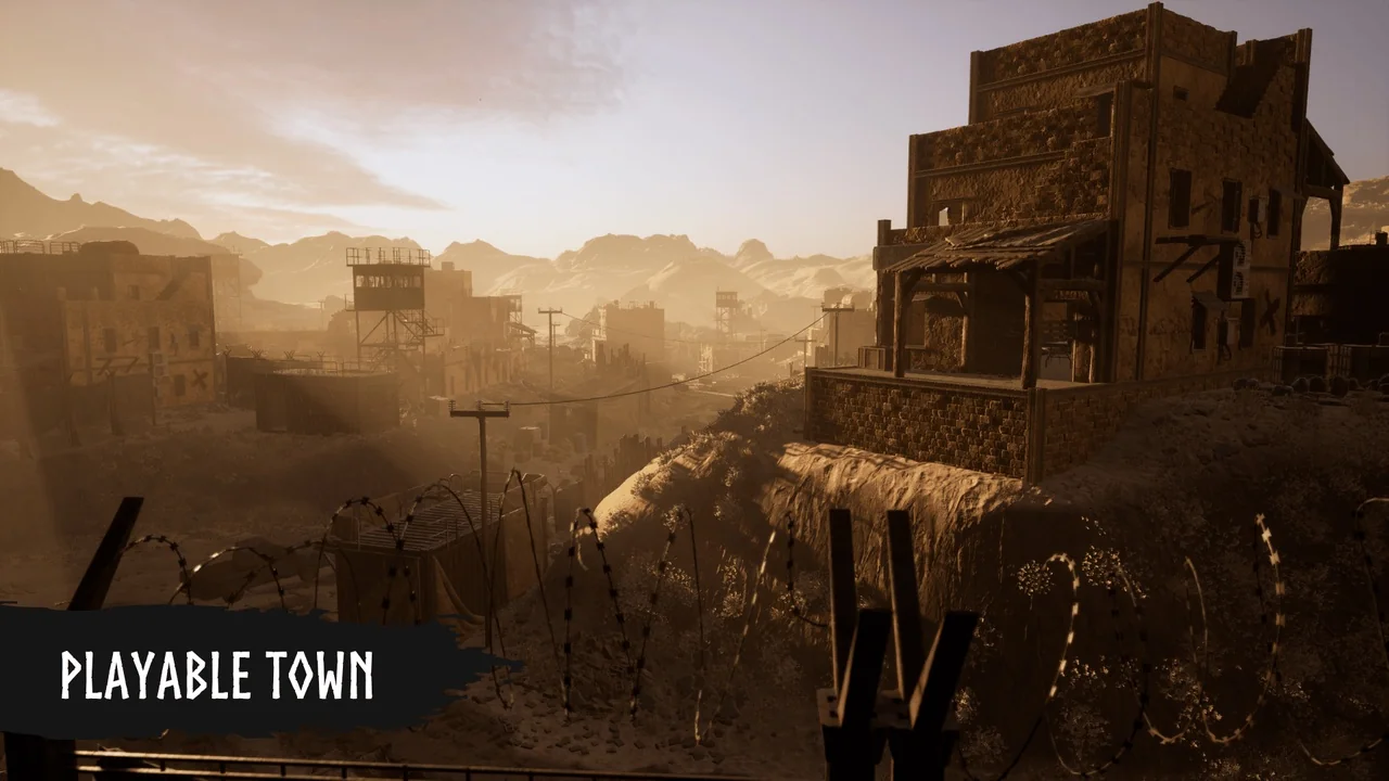 Modular Battlefield / Warzone (Battlefield, Warzone, Desert, Desert Town)