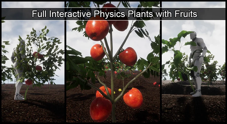 Full Interactive Physic Plants with Fruits and Veg - Dynamic System R13