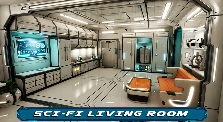 Sci-Fi Living Room
