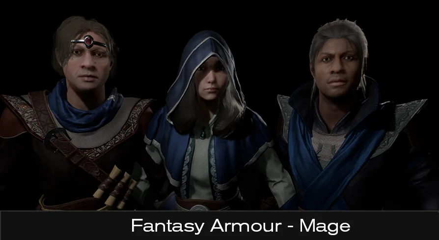 Fantasy Armour - Caster / Mage / Sorcerer / Wizard - Metahuman