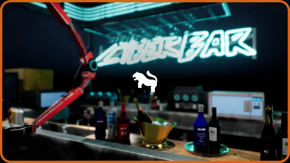 CyberPunk / Sci-Fi Bar Asset Pack ( CyberPunk Sci-Fii Bar Cyberpunk Bar Cyber )