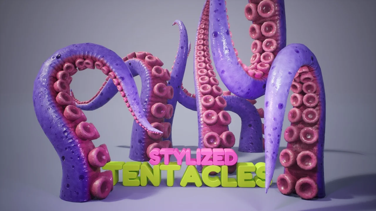 Stylized Tentacles (Animated)