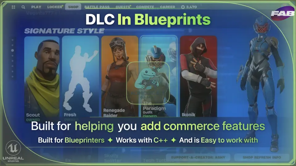 DLC in Blueprints