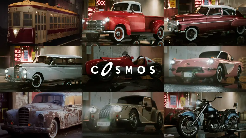 Classic Vehicles Bundle / Driveable / Functional (Classic Vehicles Car Cars 3D)