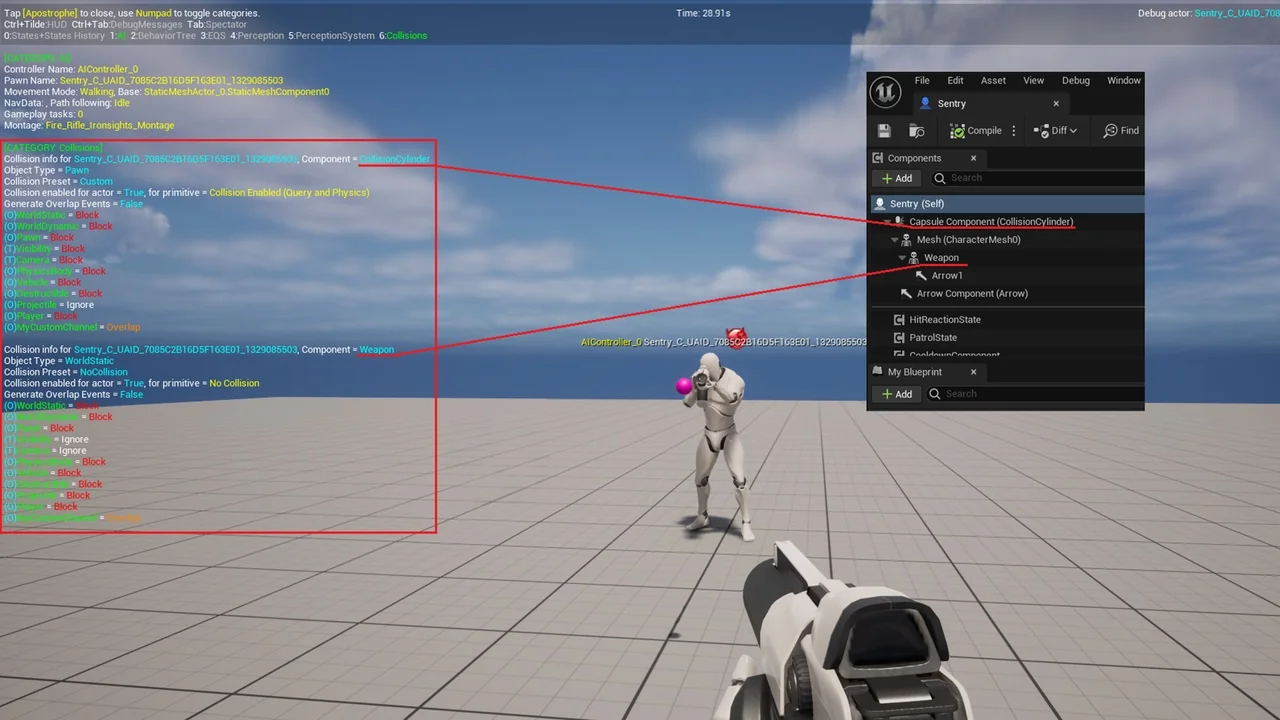 Collision Settings Debugger