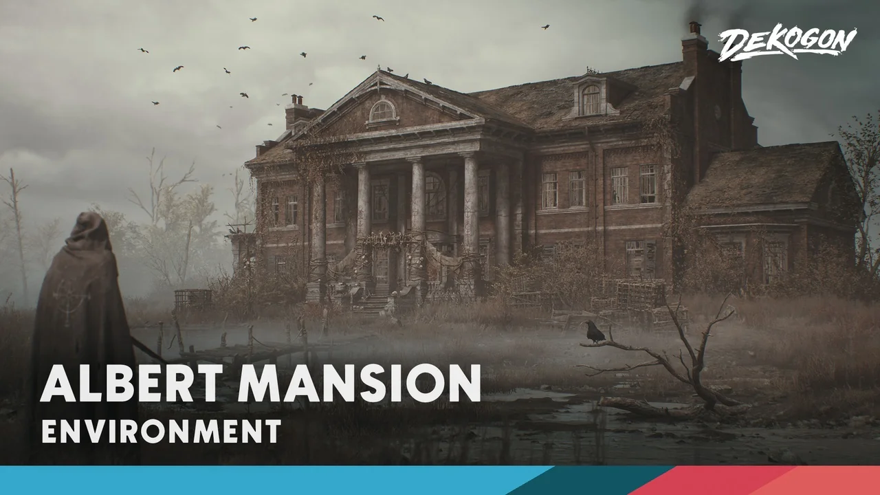 Post Apocalyptic Mansion Albert Manor (Day and Night Lighting)