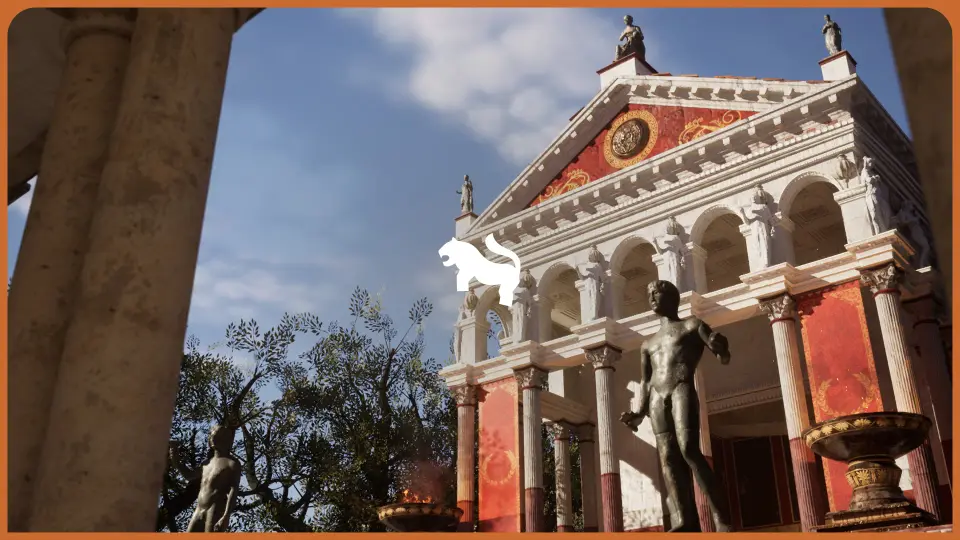 Roman Street Environment ( Roman Street Street Ancient Historical Vintage 3D )
