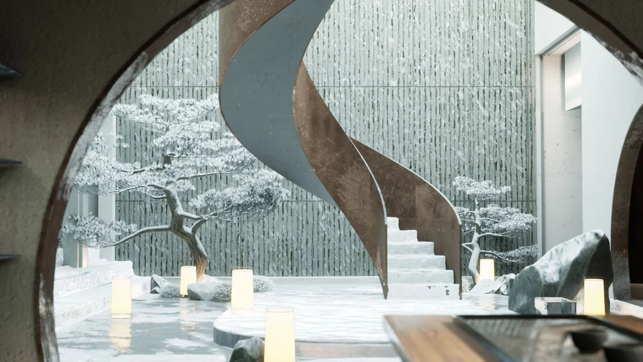 Tea house - four seasons