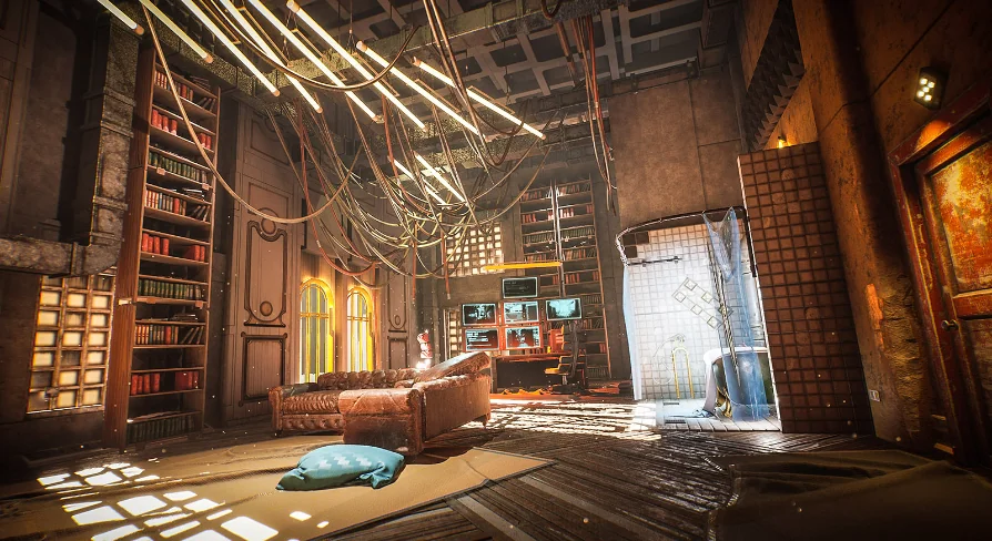 Cyberpunk Interior Environment Kitbash Set