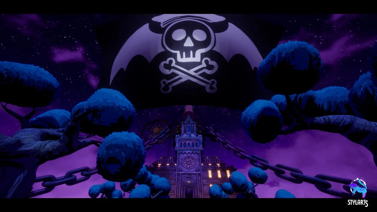 Stylized Castle Environment ( Stylized Stronghold Castle Land Fort Castle 3D )
