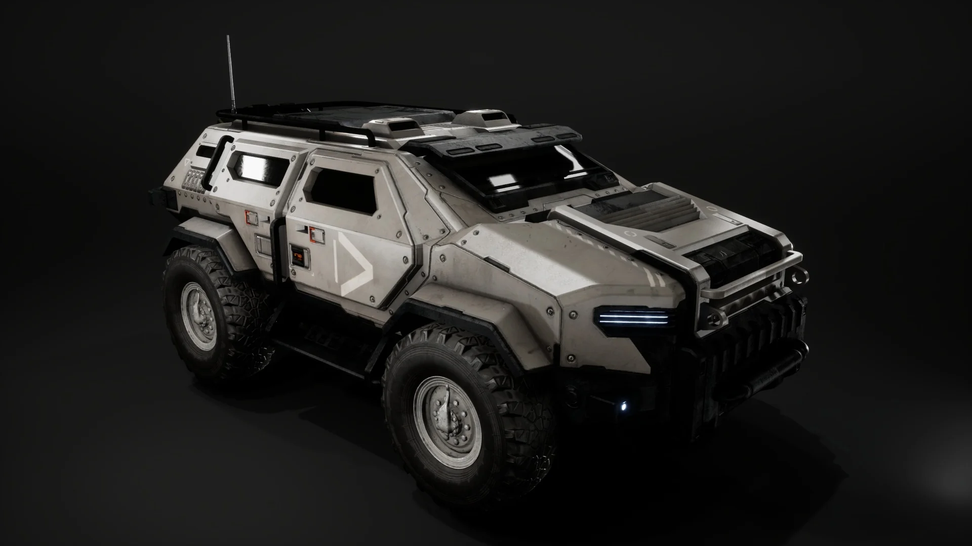 SciFi Military Car