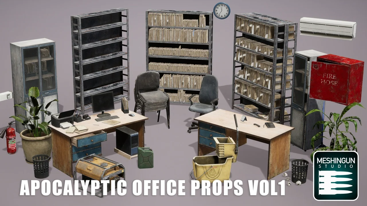 Apocalyptic Office Props Vol1