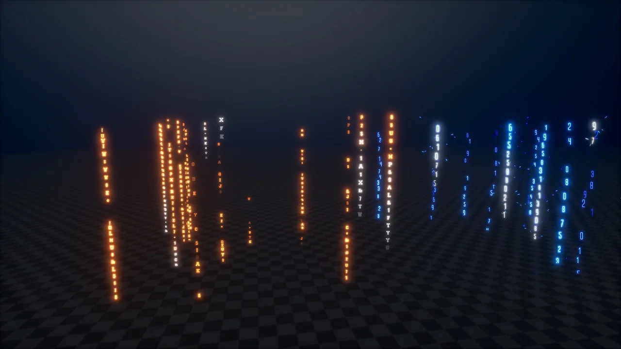 Matrix / Rain of Symbols - VFX