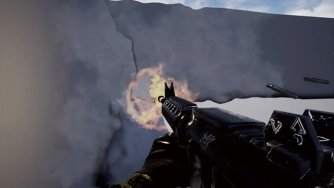 Niagara Muzzle Flash & Ejection VFX (Muzzle Flash, Gun VFX, Bullet VFX)