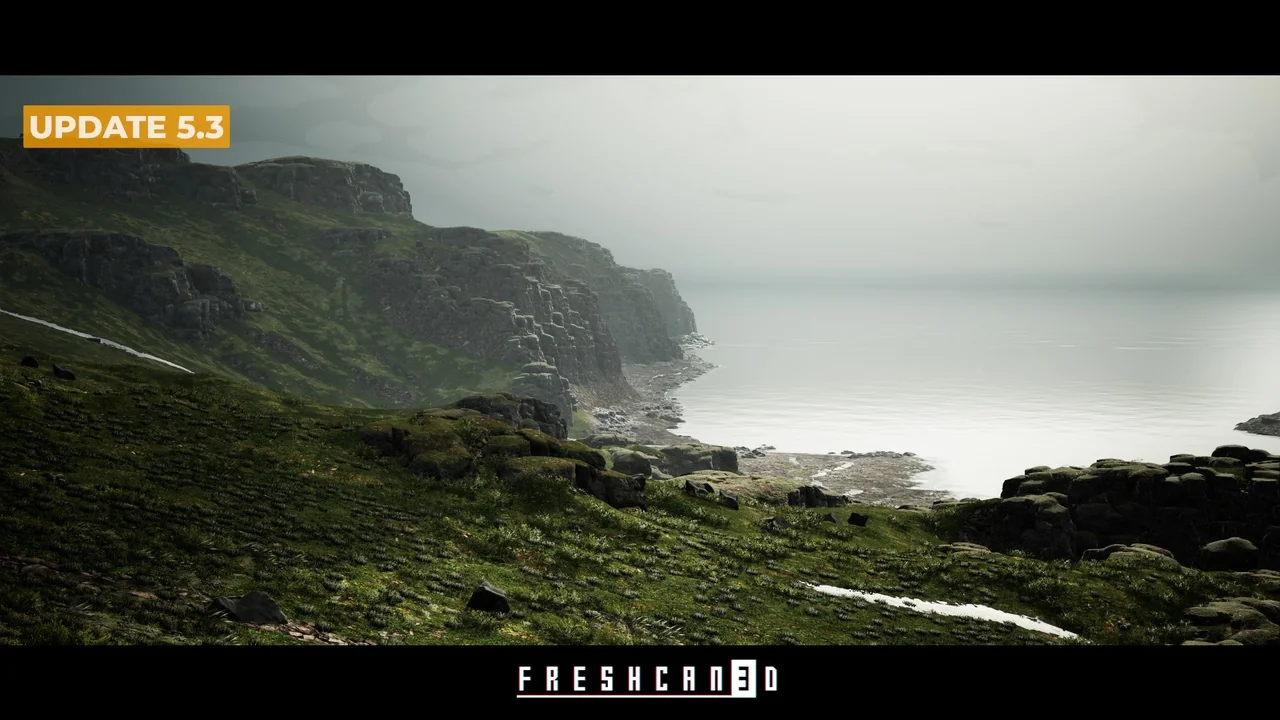 Northern Island Landscape Pack 4x4 km ( Landscape ,Scottish , Island Landscape )