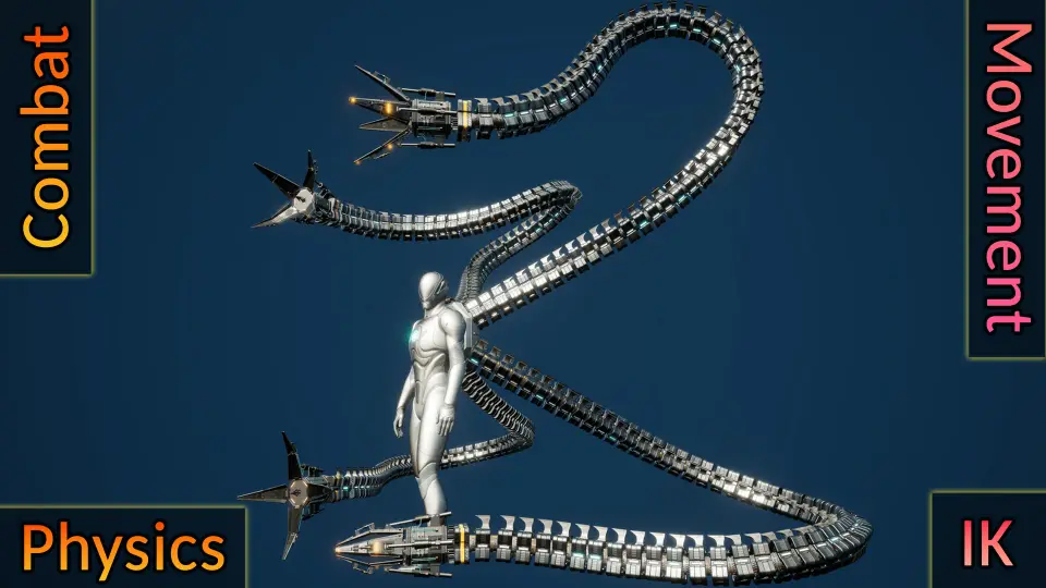 Octopus Backpack – Procedural Tentacles for Grabbing, Throwing and Movement