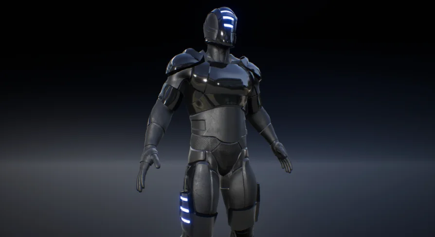 Sci-Fi Soldier 02