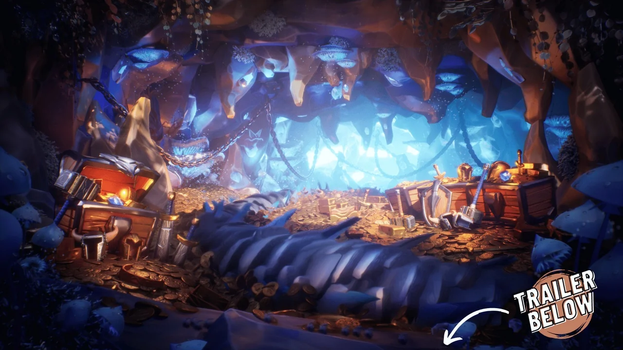Dragon's Lair - Dragon Cave (Dragon, Dragon Cave, Stylized Cave, Dragons)
