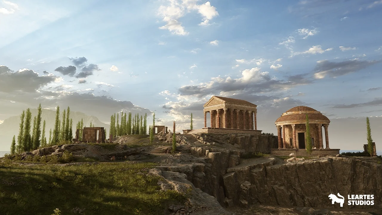 Roman Temple Ruins ( Roman Temple Ruins Historical Building Building Rome )