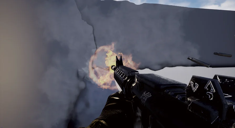 Niagara Muzzle Flash & Ejection VFX (Muzzle Flash, Gun VFX, Bullet VFX)