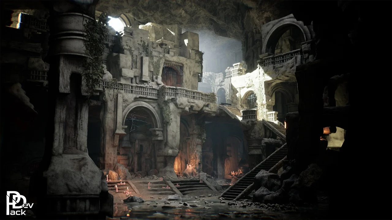 Cave Ruins / 47 Assets