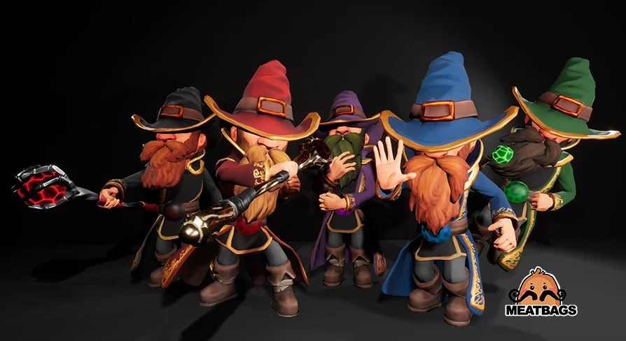 Animated Stylized Wizard