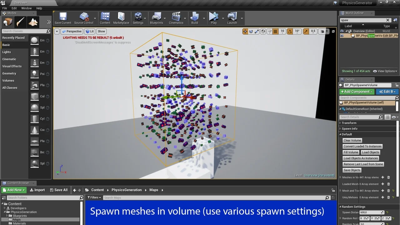 Physics Based Mesh Placement