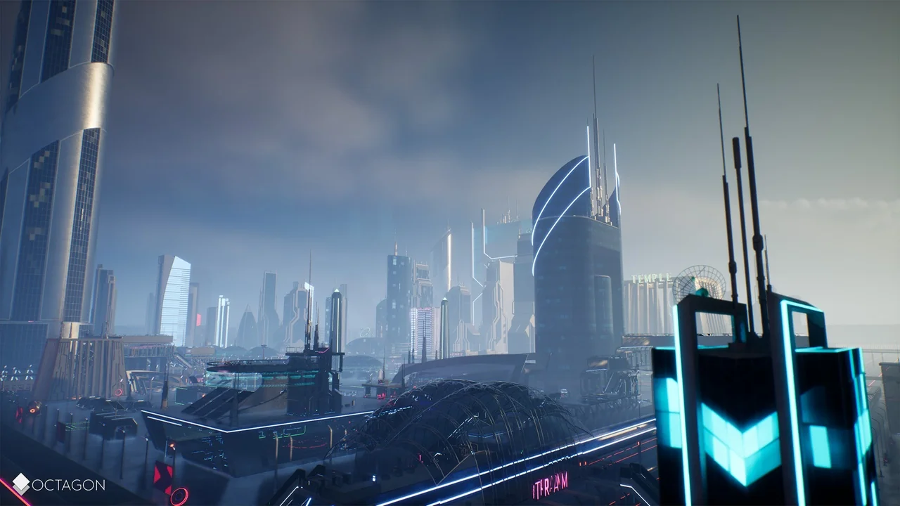 Retro Sci-Fi Futuristic City Pack