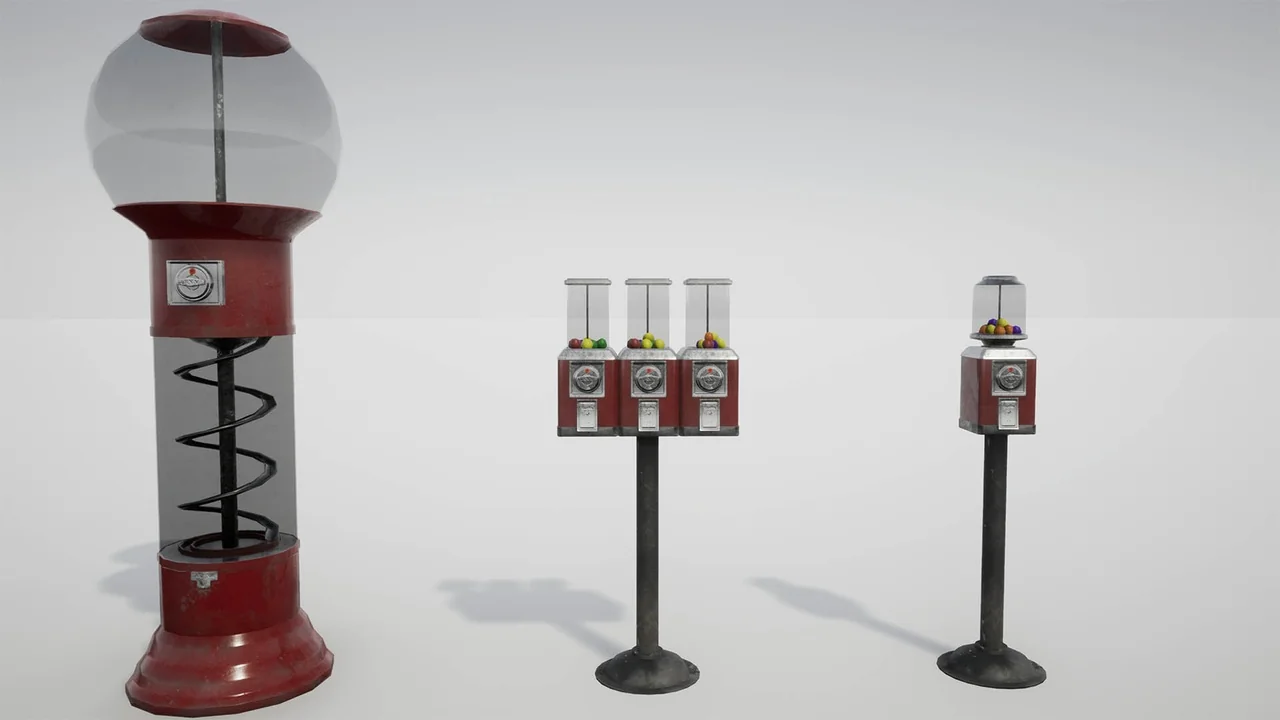 Vending Machine + Food & Drink - Prop Pack