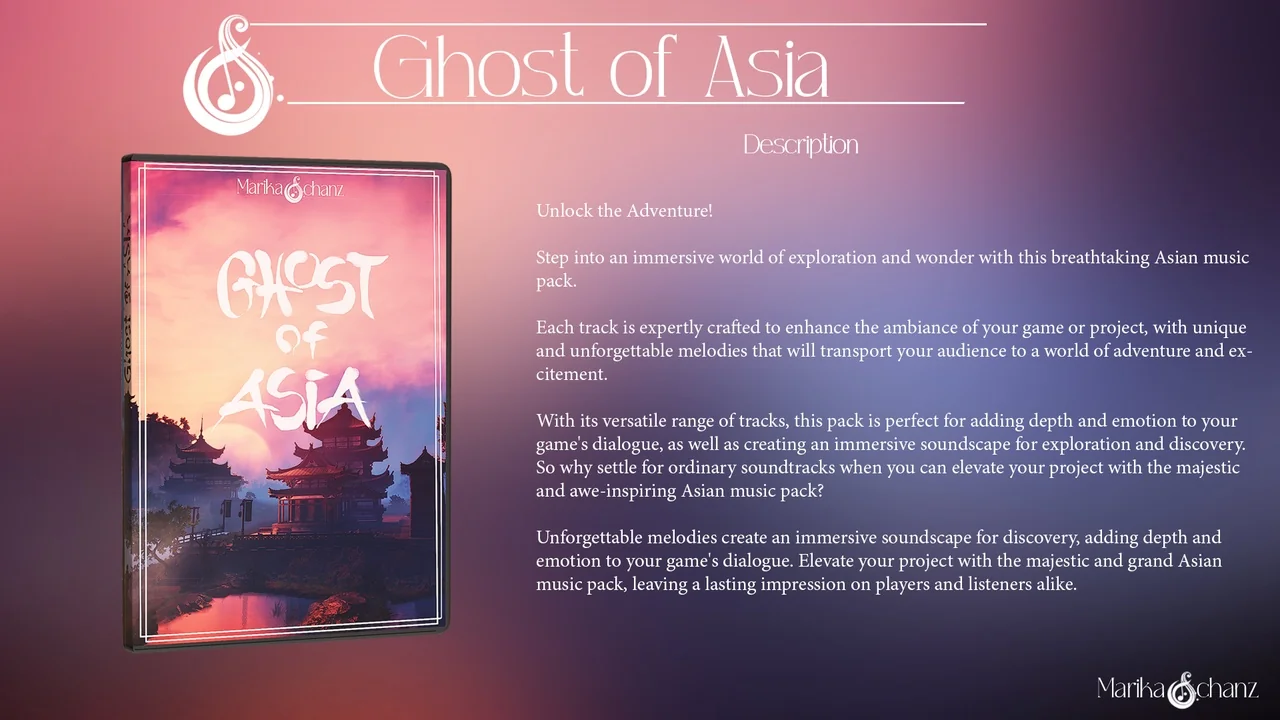 Asian Music Pack - Ghost of Asia - No AI, Just Talent