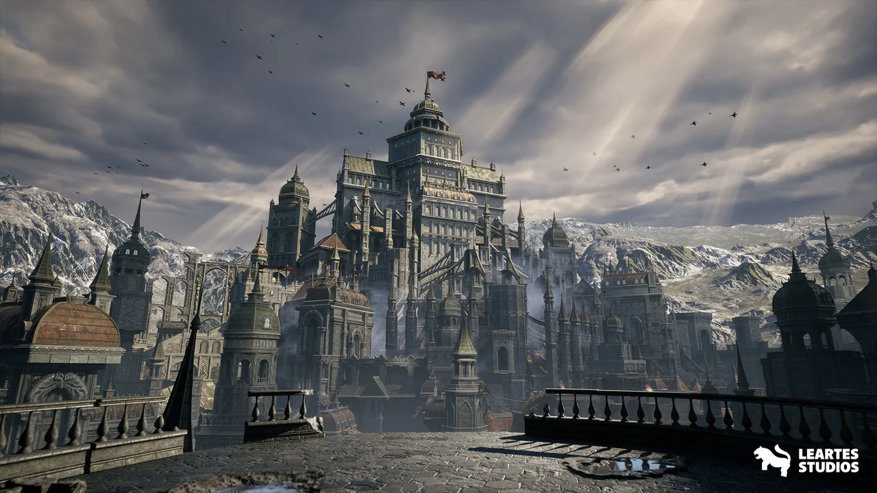 Black Fantasy Castle Environment