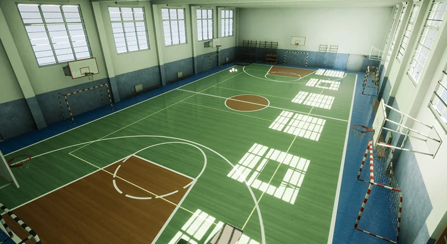 School gym