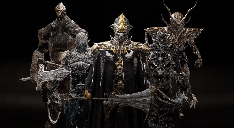 BlackMoon BOSS PACK 2 - 20+ Models Characters, Weapons and Items