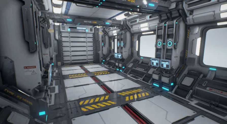 SciFi Corridor Environment