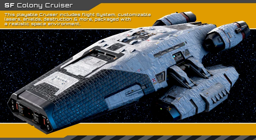 Spaceship Colony Cruiser