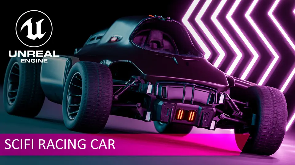 Scifi Racing Car