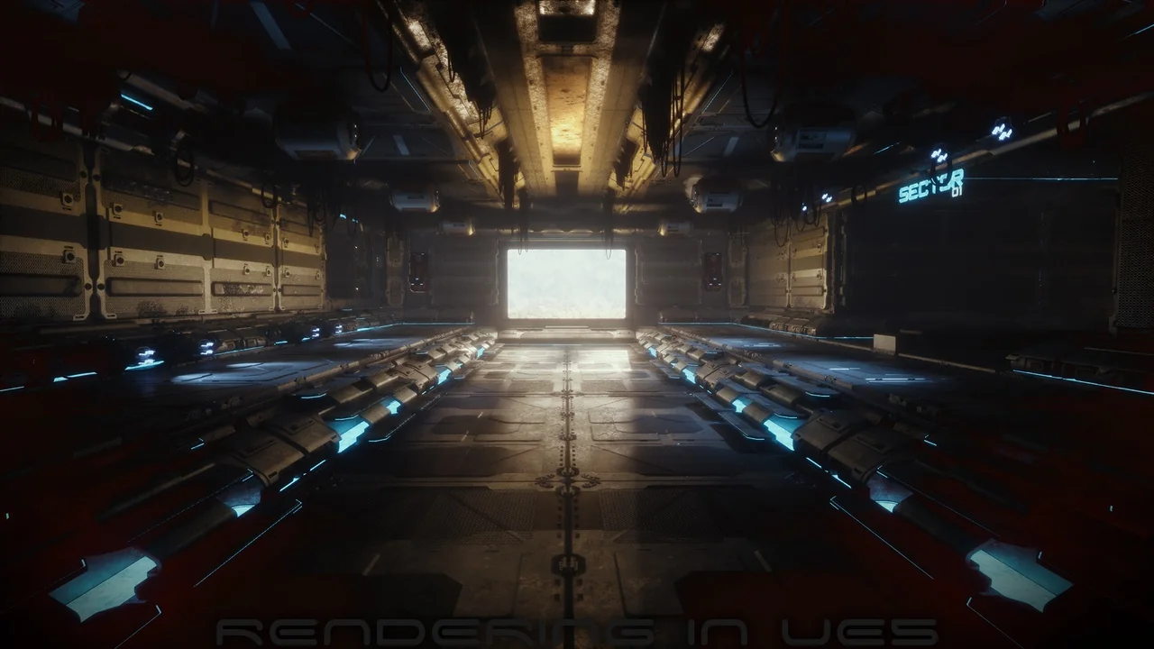 Modular Sci-Fi Base - Indoor