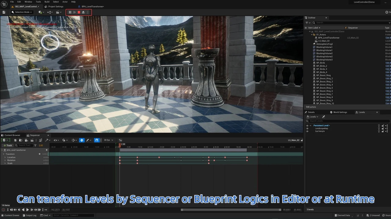 LevelController2 (Transform Levels At Runtime In Realtime)