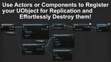 Replicated Tickable UObjects