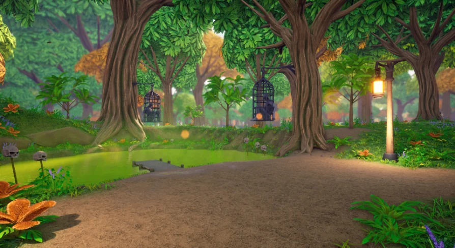 Stylized Forest Cave