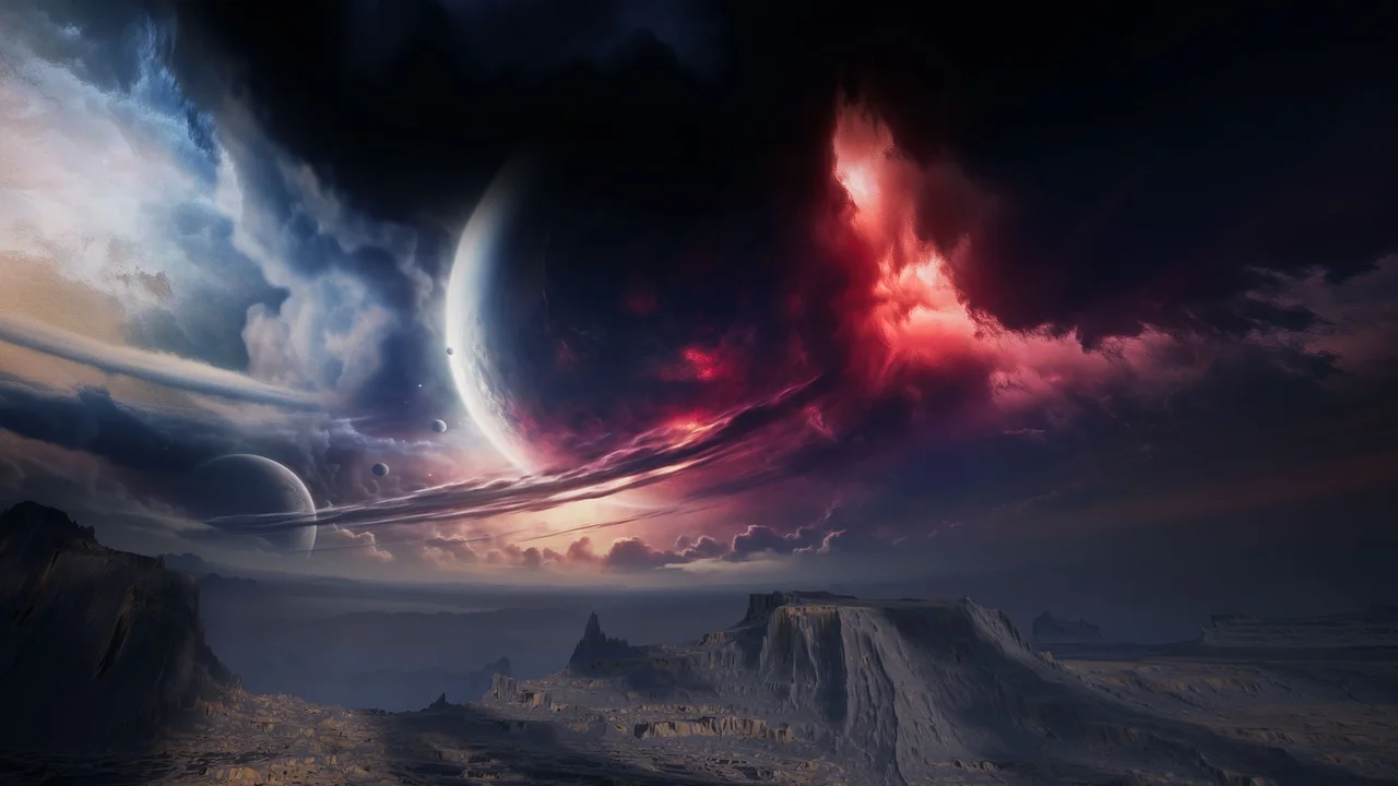 Matte Painting Skybox Pack: Sci Fi Skies